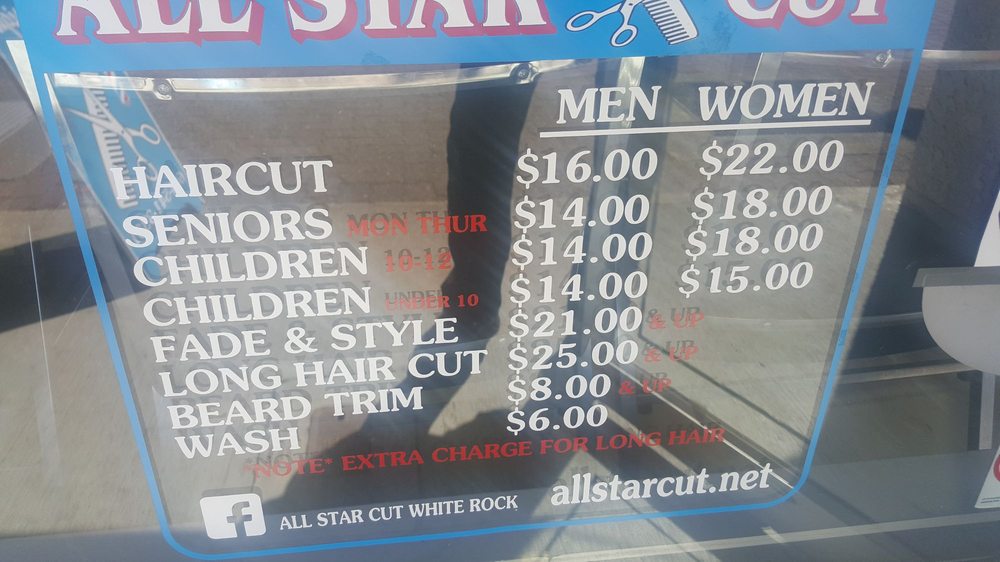 All Star Cut Hair Salons 1452 Johnston Road White Rock Bc