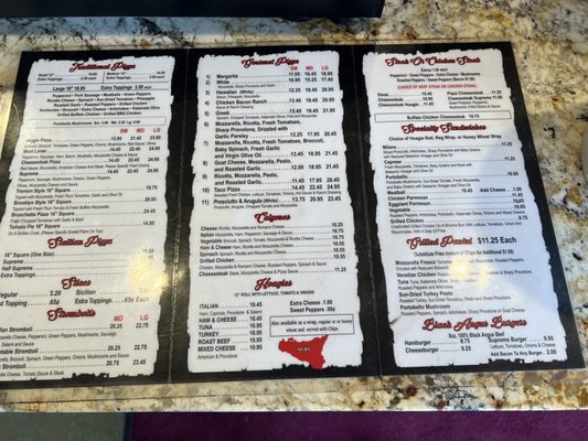 Menu photo 2 Spatola's Pizza Paoli, PA Menu photo 2 Spatola's Pizza Paoli, PA