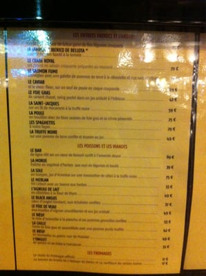 Menu photo 7 L'Atelier de Joël Robuchon Paris, 75