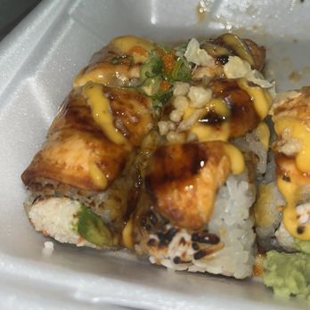 Sushi Taka - Baked Salmon Roll - Japanese Near Me - Irvine, California Sushi Taka - Baked Salmon Roll - Japanese Near Me - Irvine, California