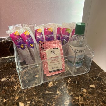 Sugaring NYC- Calabasas - Supplies in the bathroom. - Sugaring Near Me - Calabasas, California