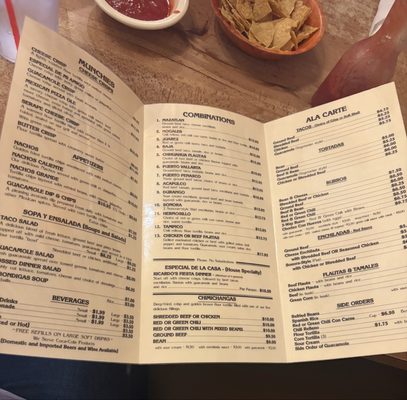 Menu photo 2 Mi Amigo Ricardo Casa Grande, AZ