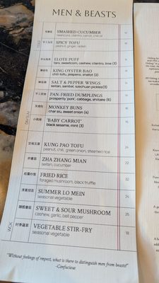 Menu photo 7 Men & Beasts Los Angeles, CA Menu photo 7 Men & Beasts Los Angeles, CA