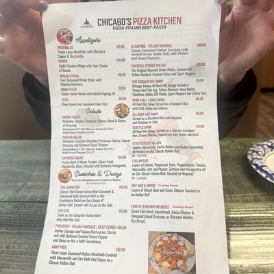 Menu photo 1 Chicago's Pizza Kitchen University Place, WA Menu photo 1 Chicago's Pizza Kitchen University Place, WA