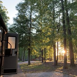 Jennings Ferry Campground - Lovely sunset from Site 4 at Jennings Ferry Campground.
