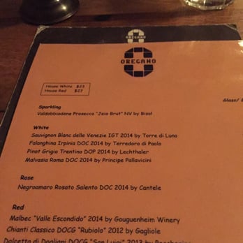 Oregano - Wine selection yummy! - Italian Near Me - Brooklyn, New York