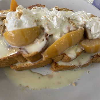 Blossoms Brunch Bar - Peach cobbler French toast - Breakfast & Brunch Near Me - Rahway, New Jersey