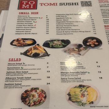 Tomi Sushi - Menu - Sushi Bars Near Me - Los Angeles, California