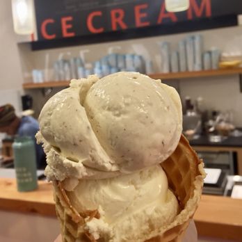 Molly Moon's - Honey Lavender and Meyer Lemon Ice Creams in a Waffle Cone - Molly Moon's Handmade Ice Cream - Ice Cream & Frozen Yogurt Near Me - Seattle, Washington Molly Moon's - Honey Lavender and Meyer Lemon Ice Creams in a Waffle Cone - Molly Moon's Handmade Ice Cream - Ice Cream & Frozen Yogurt Near Me - Seattle, Washington