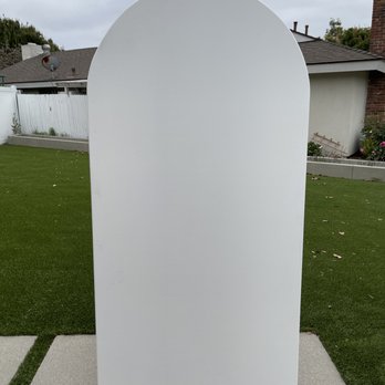 Simple Little Occasions - Plain arch wooden backboard (Penny), 6ft x3ft. - Party Equipment Rentals Near Me Simple Little Occasions - Plain arch wooden backboard (Penny), 6ft x3ft. - Party Equipment Rentals Near Me