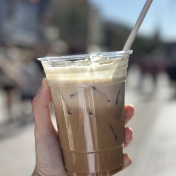 Jolly Holiday Bakery Cafe - Toffee Nut Cold Brew IG: @ammysalamii - Bakeries Near Me - Anaheim, California