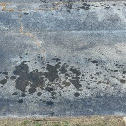 Leading Edge Auto & Performance - My driveway and the oil that has been spilling