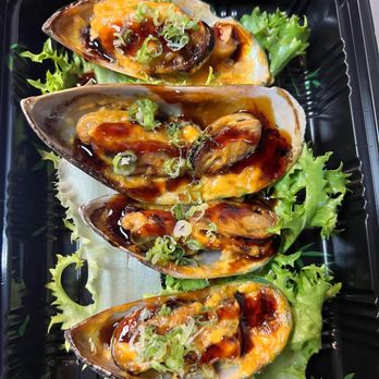 Tendo Sushi - Baked mussels - Japanese Near Me - Ridgewood, New York