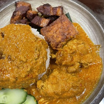 John 3:16 Malaysian Delights - SPECIAL CURRY RICE with Curry chicken & braised pork - Malaysian Near Me - Richmond, British Columbia