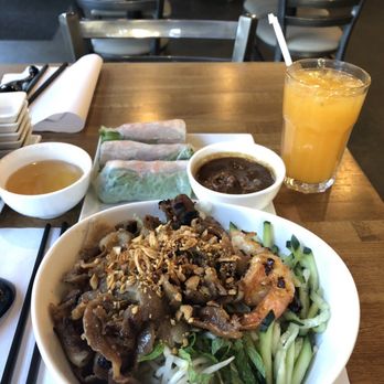 PhoEver - Fresh shrimp and pork spring rolls, and grilled pork and shrimp with vermicelli noodles!!! Yum! - Vietnamese Near Me - Sunnyvale, California PhoEver - Fresh shrimp and pork spring rolls, and grilled pork and shrimp with vermicelli noodles!!! Yum! - Vietnamese Near Me - Sunnyvale, California
