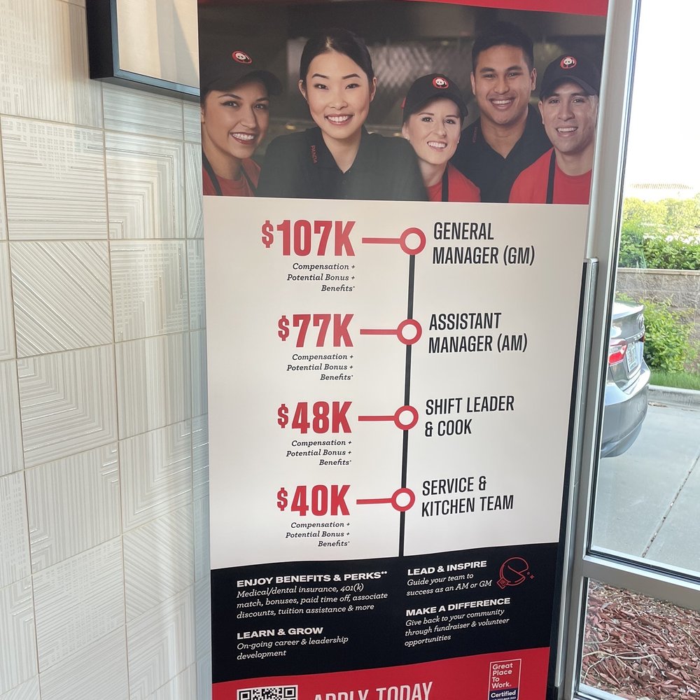 Apparently you can make over $100k working for Panda Express!