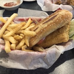 24 Diner - Lent special: Fish sandwich $7.99 Good and hot!