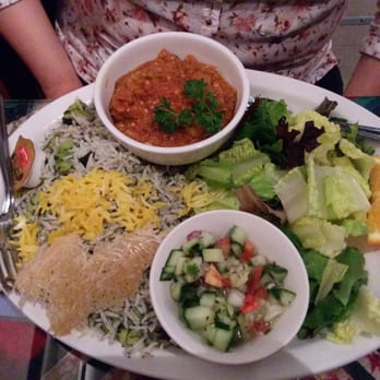 Pomegranate Restaurant - Mirza Ghasemi with Dill rice - Middle Eastern Near Me - Toronto, Ontario Pomegranate Restaurant - Mirza Ghasemi with Dill rice - Middle Eastern Near Me - Toronto, Ontario