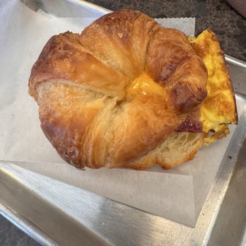 Keweenaw Coffee Works - A heavenly breakfast croissant - Coffee & Tea Near Me - Calumet, Michigan