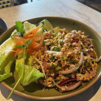 Ka Thai - Sticky rice salad.  This dish was my fave. - Thai Near Me - Dallas, Texas