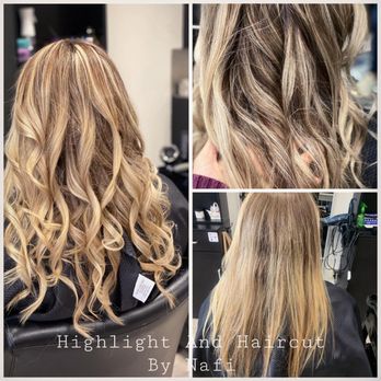 Beauty Lab By Nafi - Highlights and haircut (before and after) - Makeup Artists Near Me - Laguna Hills, California Beauty Lab By Nafi - Highlights and haircut (before and after) - Makeup Artists Near Me - Laguna Hills, California