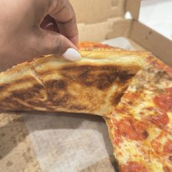 Lucero's Pizza - Not super greasy. Nice crispy crust!