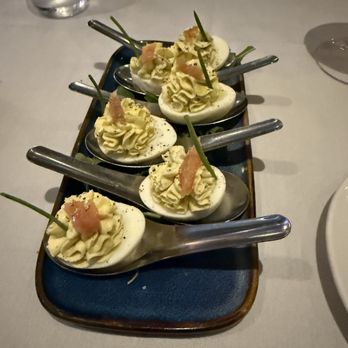 Union on the Hill Restaurant - Deviled Eggs - smoked salmon - New American Near Me - Kansas City, Missouri Union on the Hill Restaurant - Deviled Eggs - smoked salmon - New American Near Me - Kansas City, Missouri