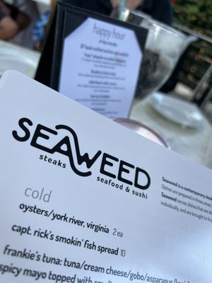 Seaweed Steaks, Seafood & Sushi by null