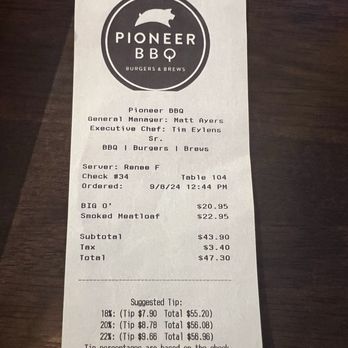 Pioneer BBQ - Bill - Barbeque Near Me - San Diego, California