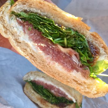 Padua Pasta Makers - close up of my Frenchie with prosciutto. - Pasta Shops Near Me - Upland, California Padua Pasta Makers - close up of my Frenchie with prosciutto. - Pasta Shops Near Me - Upland, California