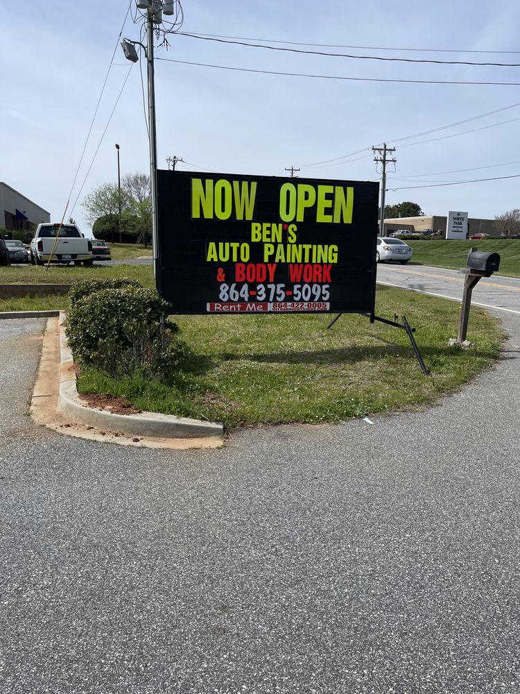 BEN’S AUTO PAINTING & BODY WORKS Updated August 2024 607 McGee Rd