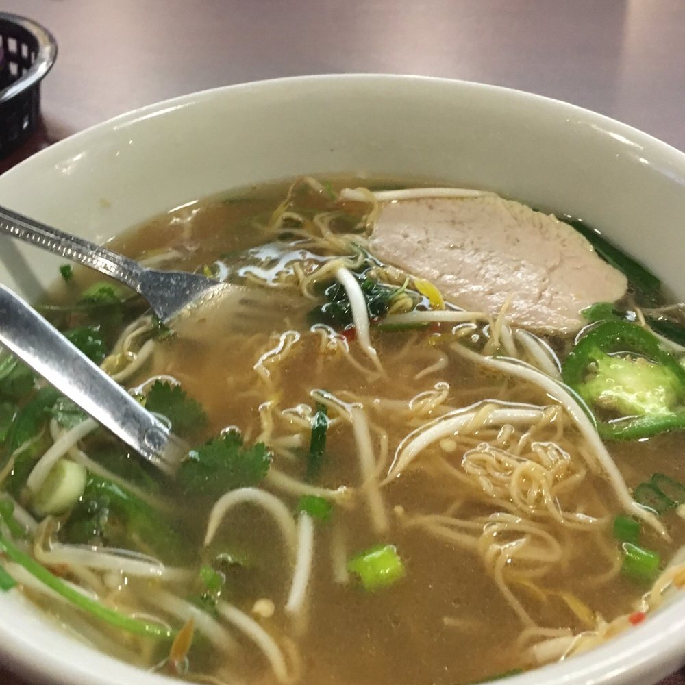 Pho14 Noodles Palace - Yellow Noodle Soup with Shrimp.... already eaten them. Yummy. - Vietnamese Near Me - Lincoln, Nebraska Pho14 Noodles Palace - Yellow Noodle Soup with Shrimp.... already eaten them. Yummy. - Vietnamese Near Me - Lincoln, Nebraska