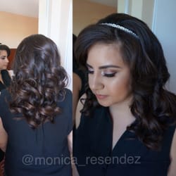 Monica Resendez - Wedding hairstyle, curls