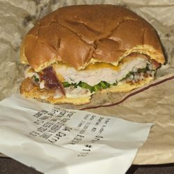 Arbys - Fried turkey club sandwich