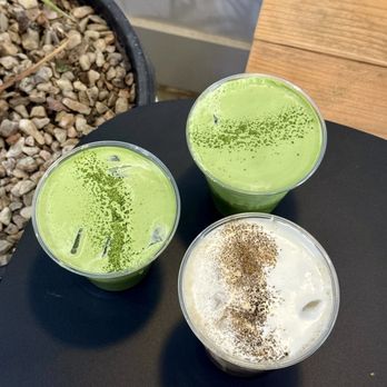 Stagger Coffee - Double Matcha Hojicha Creamtop - Coffee & Tea Near Me - Los Angeles, California Stagger Coffee - Double Matcha Hojicha Creamtop - Coffee & Tea Near Me - Los Angeles, California