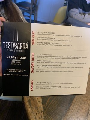 Menu photo 6 Testa Barra Kitchen & Cocktails Macomb, MI Menu photo 6 Testa Barra Kitchen & Cocktails Macomb, MI