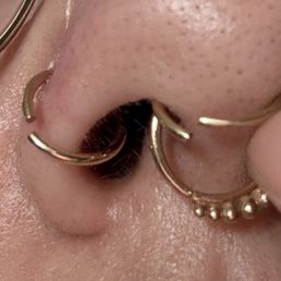 Peep the septum and hoop??? like be so real Peep the septum and hoop??? like be so real