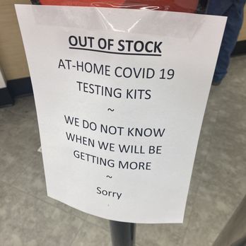 Walgreens - No kits AGAIN - Drugstores Near Me - Turlock, California