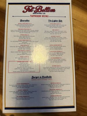 Menu photo 2 Fat Bottom Brewing Nashville, TN Menu photo 2 Fat Bottom Brewing Nashville, TN
