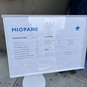 Miopane - Menu May 2026 - Bakeries Near Me - Pasadena, California Miopane - Menu May 2026 - Bakeries Near Me - Pasadena, California