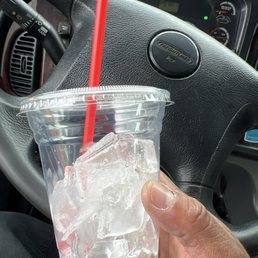 Asked for a cup of ice and was charged 2$ insane lol