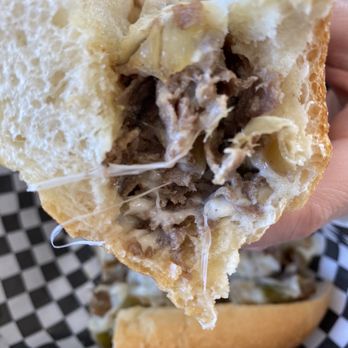 Straight From Philly Steakout - #4 Provolone Cheese Steak w/peppers and onions - Cheesesteaks Near Me - Henderson, Nevada Straight From Philly Steakout - #4 Provolone Cheese Steak w/peppers and onions - Cheesesteaks Near Me - Henderson, Nevada