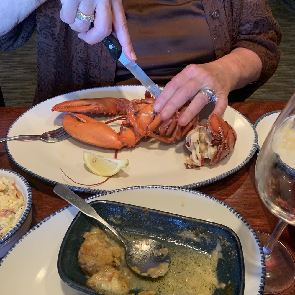 Red Lobster - Mrs on her lobster - Seafood Near Me - Eau Claire, Wisconsin Red Lobster - Mrs on her lobster - Seafood Near Me - Eau Claire, Wisconsin