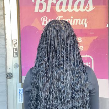 Braids By Ferima - Bohemian knotless - Hair Stylists Near Me - Houston, Texas Braids By Ferima - Bohemian knotless - Hair Stylists Near Me - Houston, Texas