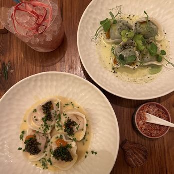Ma dé - Lobster dumplings and fava bean dumplings - Indonesian Near Me - New York, New York Ma dé - Lobster dumplings and fava bean dumplings - Indonesian Near Me - New York, New York