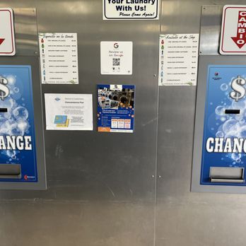 Spinwash Laundry - Two change dispensers. - Laundromat Near Me - Sun Valley, California Spinwash Laundry - Two change dispensers. - Laundromat Near Me - Sun Valley, California