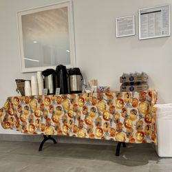 Cleveland Clinic Hillcrest North Campus - Complementary Healthy snacks, coffee, and water waiting for treatments.