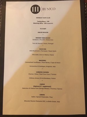 Menu photo 2 111 By Nico Glasgow, GLG
