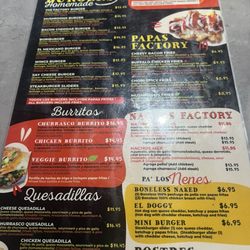 Wings Factory - Menu