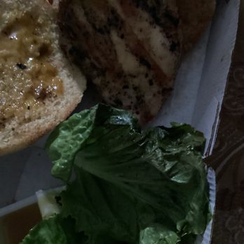 Chick-fil-A - Smallest piece of chicken and not so pretty lettuce - Fast Food Near Me - Ocean City, Maryland